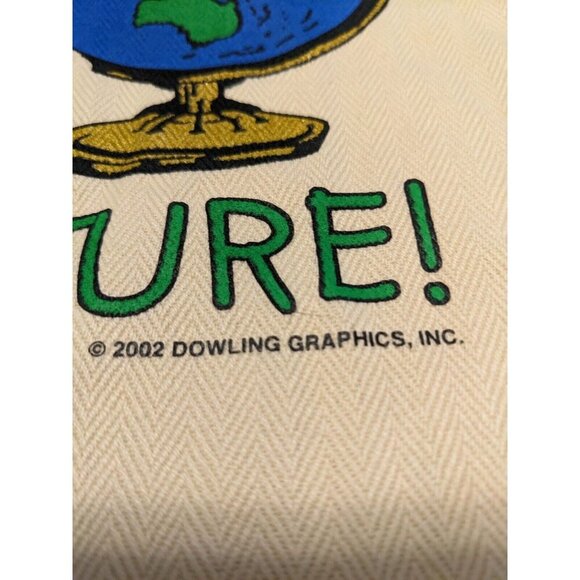 Teachers Canvas Tote Book Bag Graphics Beige New Without Tags Gift Canada - Picture 6 of 7